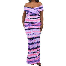  Tie Dye Maxi Dress Curvy