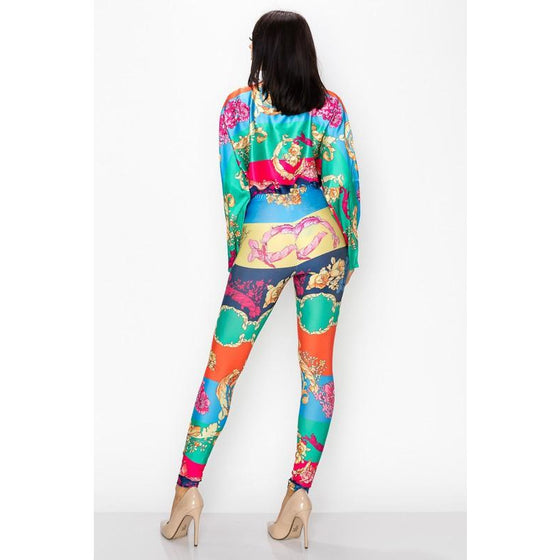 Printed Legging Set