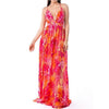 Orange Tropic Maxi Dress