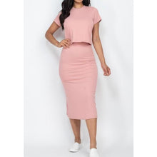  Top and Skirt Midi Set