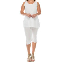  Sleeveless Capri Set